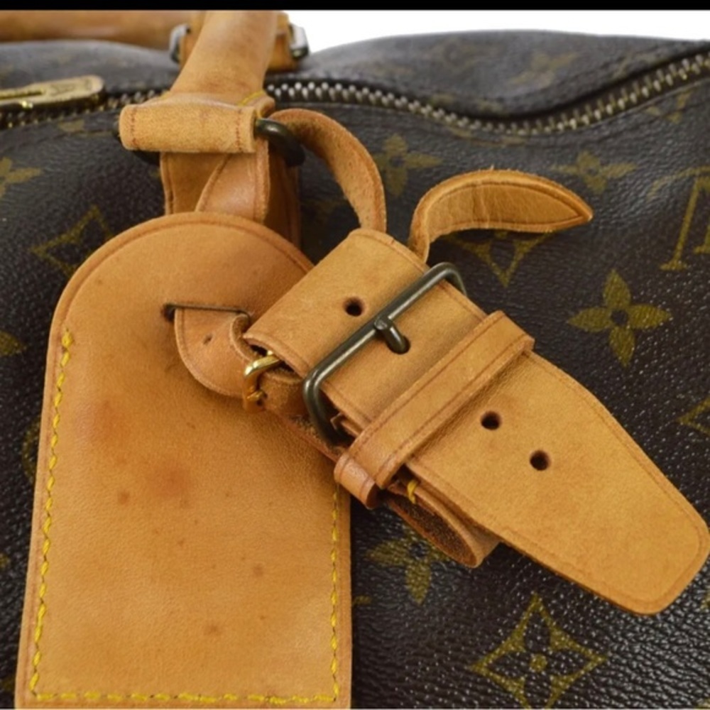 Authentic Louis Vuitton Keepall 55  Gorgeous Travel Bag Great Vintage Bag - Picture 10 of 16